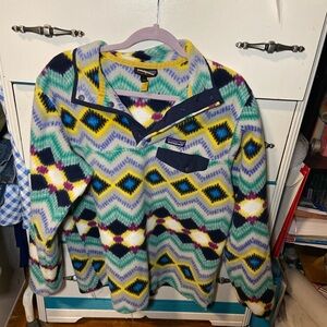 Patagonia Colorful Zip Up Sweater